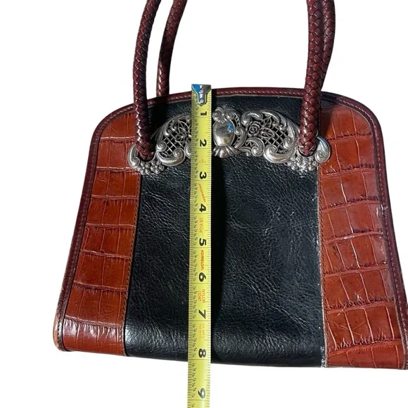 🍁Brighton Vintage Bag Leather embellished - Picture 5 of 13